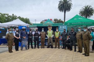 Capitanías de Puerto de Talcahuano y San Vicente participaron en la “Expo de seguridad, Talcahuano somos todos”