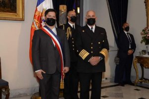 Comandante en Jefe de la Armada participó en ceremonia de cambio de mando presidencial