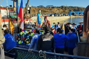 Autoridad Marítima veló por la seguridad durante la fiesta de San Pedro y  San Pablo  en caleta Barranco Amarillo de Punta Arenas