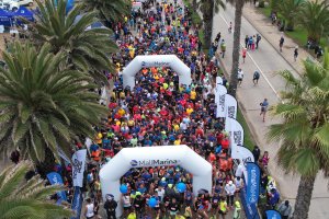 Más de 10 mil personas participaron de la 1era media maratón Mes del Mar