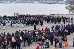Agrupación San Felipe de Arauco obtuvo 1er lugar en encuentro de bandas escolares realizado en la Base Naval Talcahuano