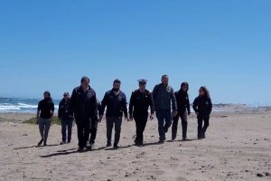 Subsecretario de Medio Ambiente y Autoridad Marítima realizaron visita a playa de Ritoque 