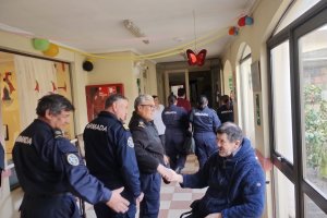 Reservistas navales realizaron operativo cívico en hogar de la Fundación Las Rosas de Talcahuano