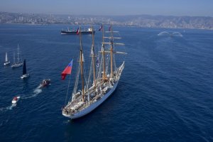 Buque Escuela (BE) “Esmeralda” recala a su puerto base dando término a su 68° Viaje de Instrucción